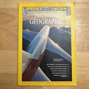 Vintage National Geographic Magazine August 1977 Vol 152 No 2 Air Safety
